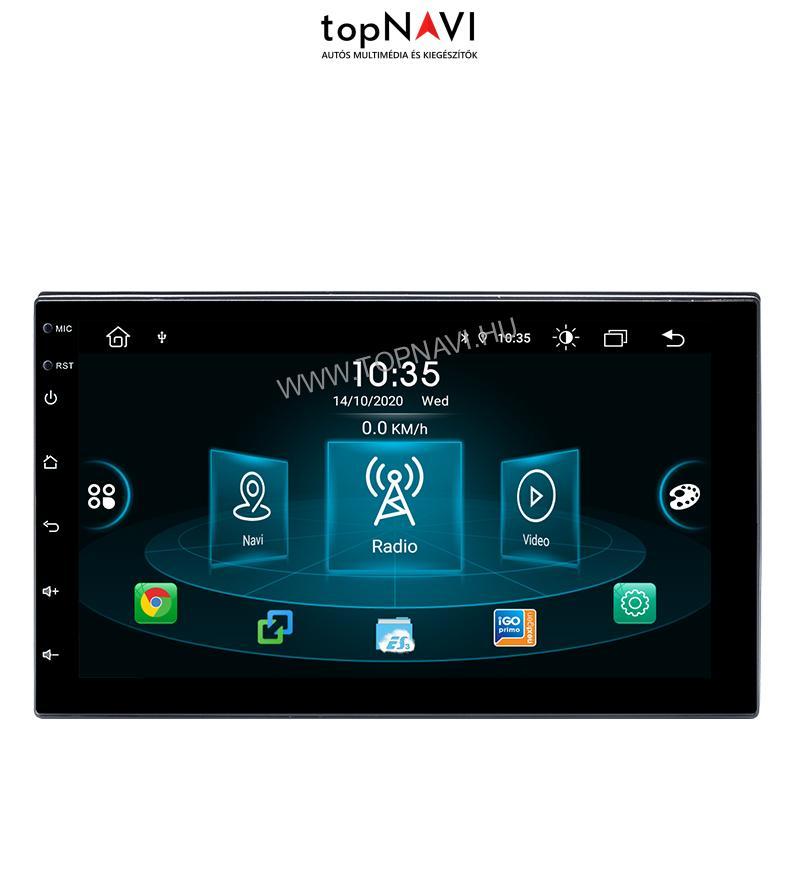 2 Din 7" Univerzális Android Multimédia fejegység - topNAVI