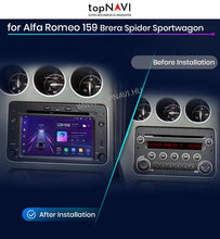 Kép betöltése a Galérianézegetőbe, Alfa Romeo 159, Brera, Spider 2005 - 2011 7&quot; Android Multimédia fejegység - topNAVI