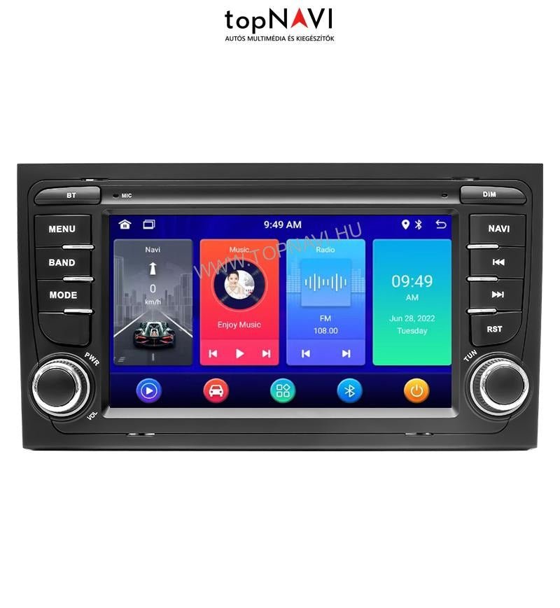 Audi A4 B6, B7 2002 - 2012 7" Android Multimédia fejegység - topNAVI