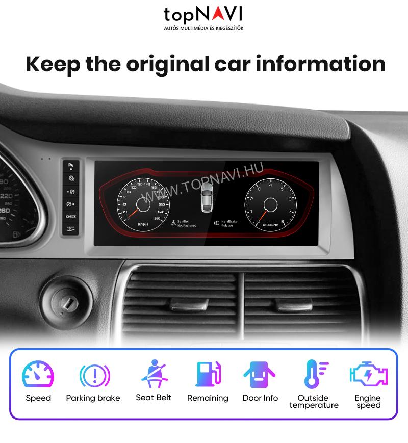 Audi A6 C6 4F 2005 - 2009 Android Multimédia fejegység - topNAVI