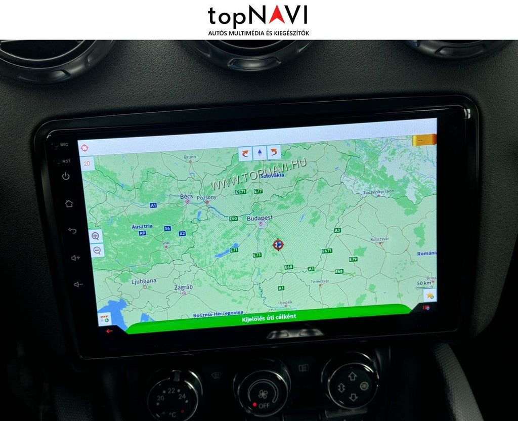 Audi TT MK2 8J 2006 - 2014 9" Android Multimédia fejegység - topNAVI