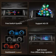 Load image into Gallery viewer, BMW 5 Széria F10 F11 2010 - 2017 10.25&quot; Android Multimédia fejegység - TopNAVI