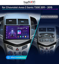 Load image into Gallery viewer, Chevrolet Aveo 2011 - 2015 9&quot; Android Multimédia fejegység - topNAVI