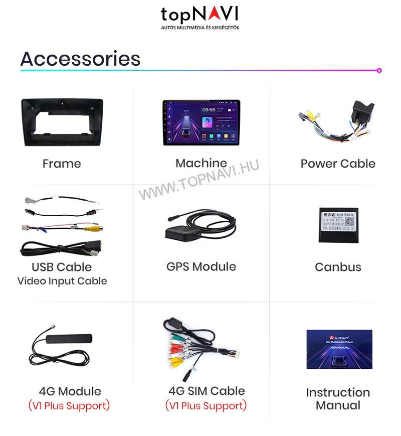 Citroen C5 2008 - 2017 9" Android Multimédia fejegység - topNAVI