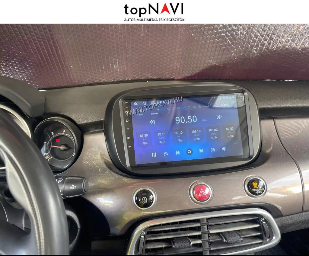 Fiat 500X 2014 - 2023 9" Android Multimédia fejegység - topNAVI