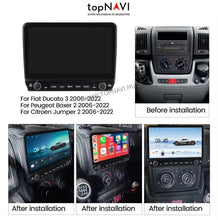 Load image into Gallery viewer, Fiat Ducato 2006 - 2015 10&quot; Android Multimédia fejegység - topNAVI