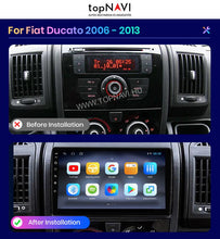 Load image into Gallery viewer, Fiat Ducato 2006 - 2015 9&quot; Android Multimédia fejegység - topNAVI