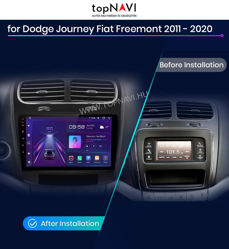 Fiat Freemont 2011 - 2020 9" Android Multimédia fejegység - topNAVI