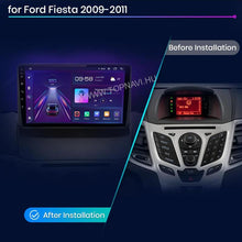 Kép betöltése a Galérianézegetőbe, Ford Fiesta MK7 2009 - 2017 9&quot; Android Multimédia fejegység - TopNAVI
