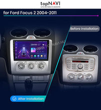 Load image into Gallery viewer, Ford Focus Mk1, Mk2, Mk3 Fekete 9&quot; Android Multimédia fejegység - topNAVI