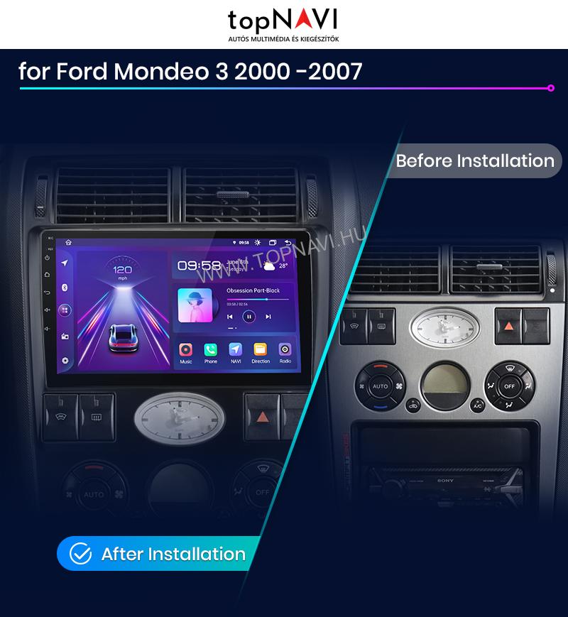 Ford Mondeo 2000 - 2007 9" Android Multimédia fejegység - topNAVI