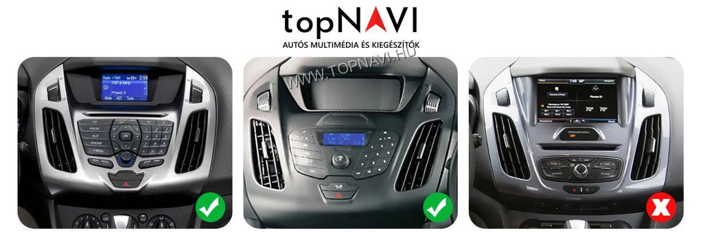 Ford Transit Connect 2. 2013 - 2022 9" Android Multimédia fejegység - topNAVI