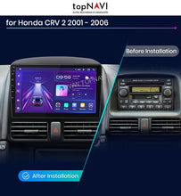 Load image into Gallery viewer, Honda CR - V 2. 2001 - 2006 9&quot; Android Multimédia fejegység - topNAVI