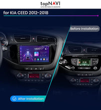 Load image into Gallery viewer, KIA Cee&#39;d 2012 - 2018 Android Multimédia fejegység - topNAVI