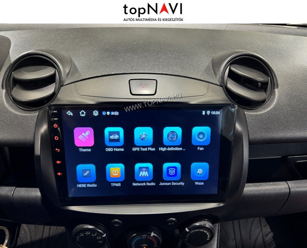 Mazda 2 2007 - 2014 9" Android Multimédia fejegység - topNAVI