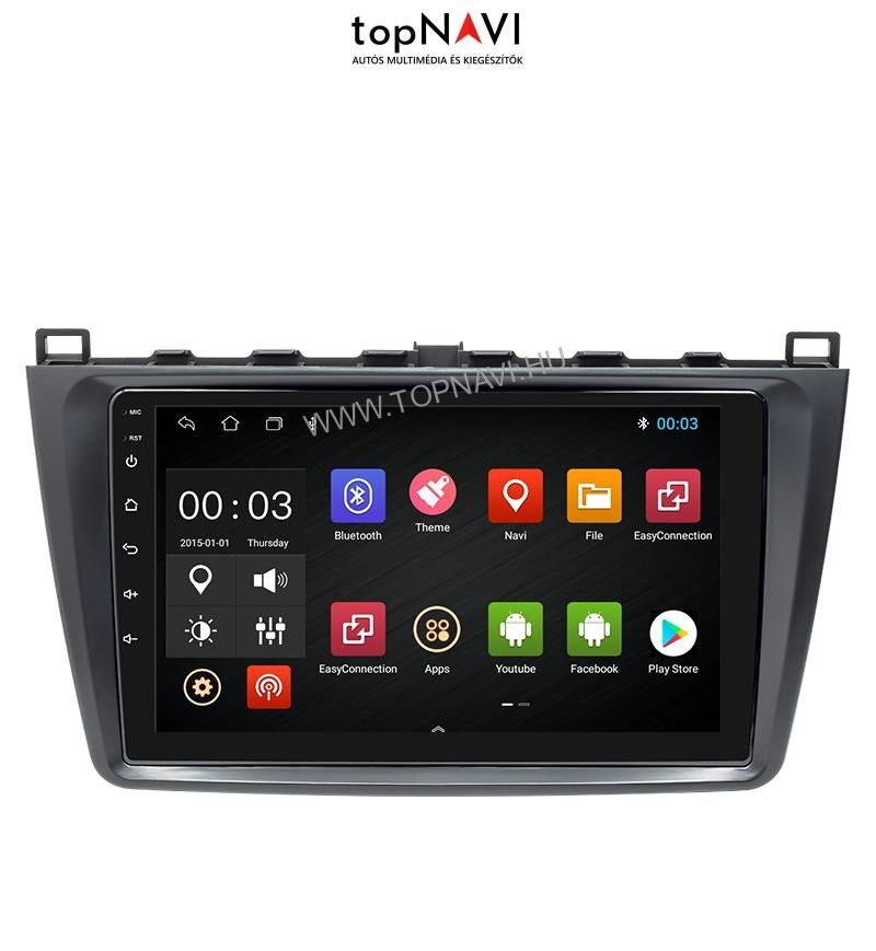 Mazda 6 GH 2007 - 2013 9" Android Multimédia fejegység - topNAVI