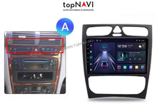 Load image into Gallery viewer, Mercedes - Benz A W168 / C W203 / CLK W209 / G W463 9&quot; Android Multimédia Fejegység - topNAVI