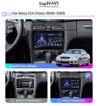 Load image into Gallery viewer, Mercedes - Benz A W168 / C W203 / CLK W209 / G W463 9&quot; Android Multimédia Fejegység - topNAVI