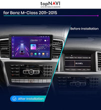 Load image into Gallery viewer, Mercedes Benz M - Class W166 2011 - 2015 Android Multimédia fejegység - topNAVI