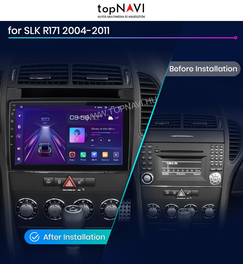 Mercedes - Benz SLK R171 Android Multimédia fejegység - topNAVI