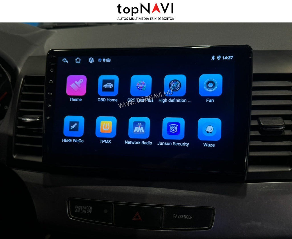 Mitsubishi Lancer 2007 - 2014 10.1" Android Multimédia fejegység - topNAVI