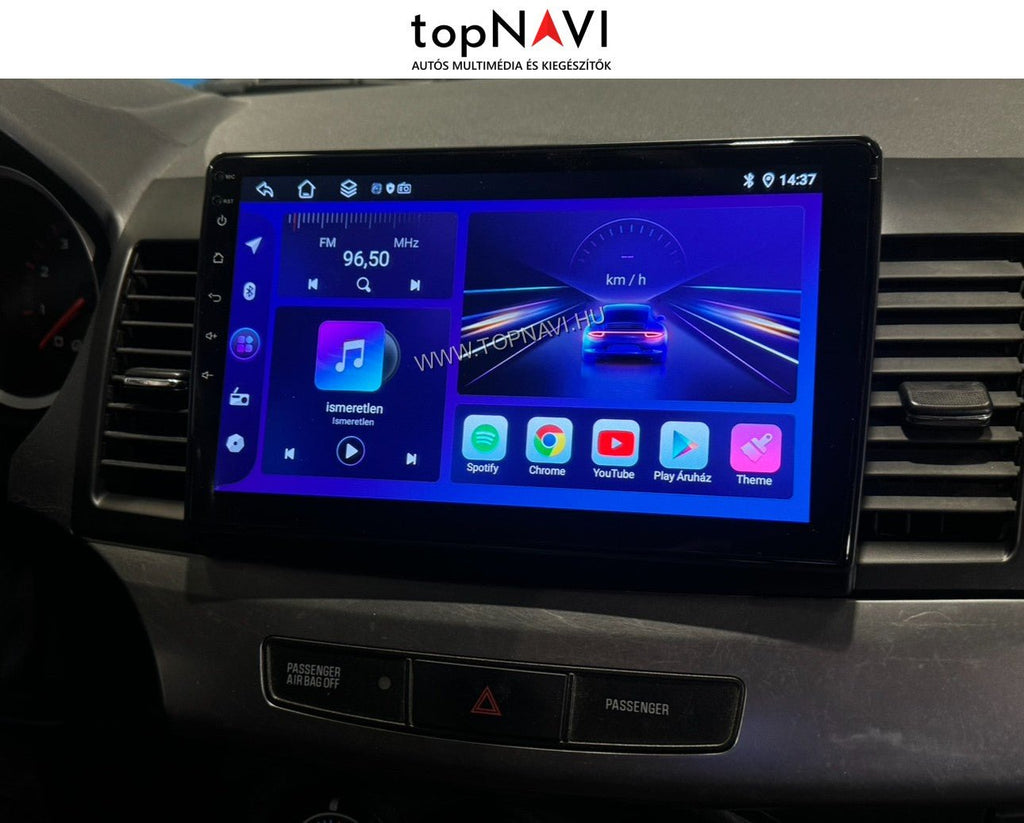 Mitsubishi Lancer 2007 - 2014 10.1" Android Multimédia fejegység - topNAVI