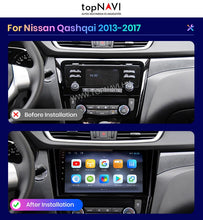 Load image into Gallery viewer, Nissan Qashqai 2, X - Trail 3 J11 10.1&quot; Android Multimédia fejegység - topNAVI