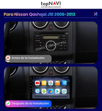 Load image into Gallery viewer, Nissan Qashqai J10 2005 - 2013 9&quot; Android Multimédia fejegység - topNAVI