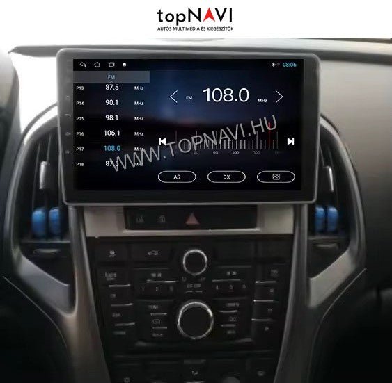 Opel Astra J 2009 - 2015 9" Android Multimédia fejegység - topNAVI