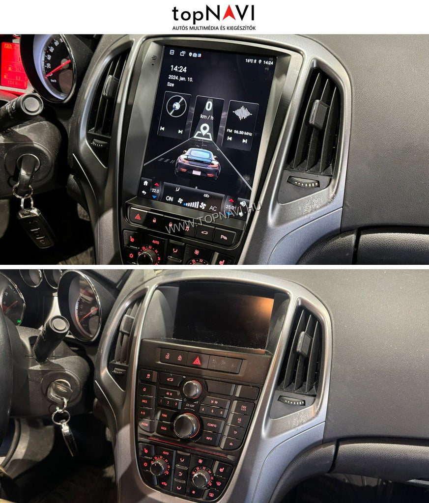 Opel Astra J "Tesla Style" 2009 - 2015 9.7" Android Multimédia fejegység - topNAVI