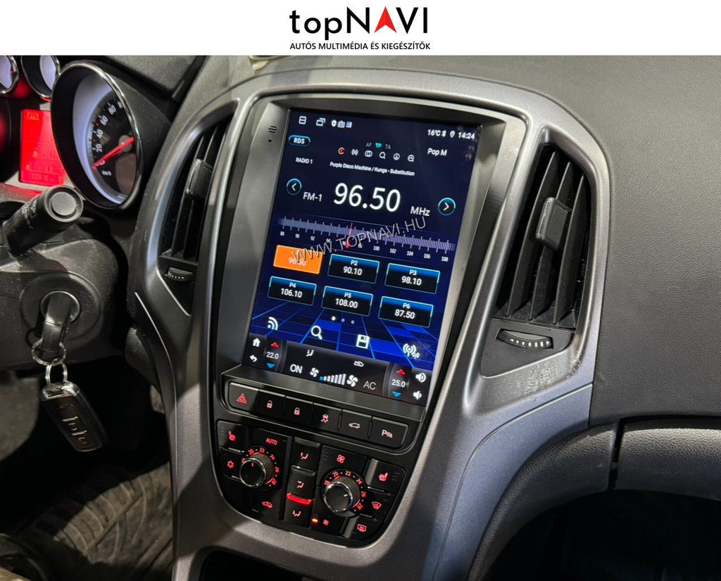 Opel Astra J "Tesla Style" 2009 - 2015 9.7" Android Multimédia fejegység - topNAVI