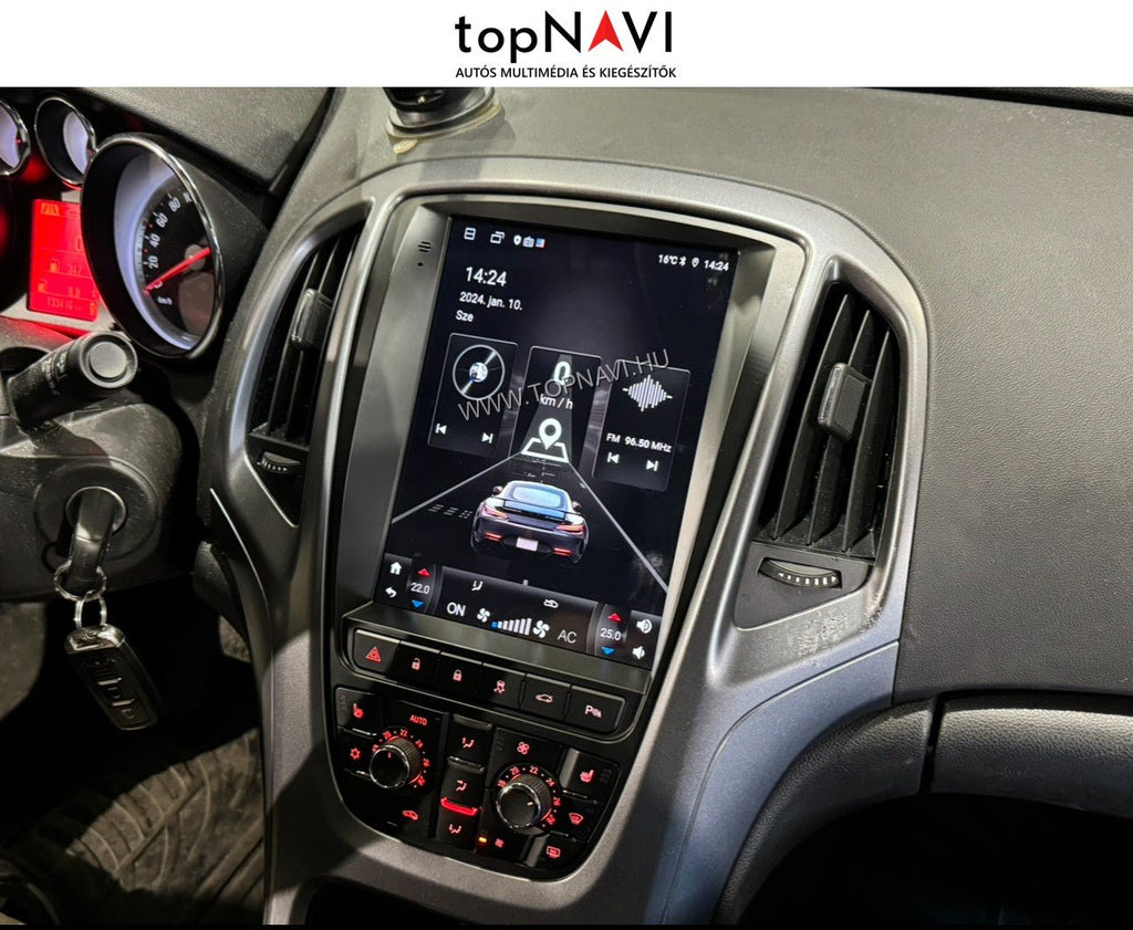 Opel Astra J "Tesla Style" 2009 - 2015 9.7" Android Multimédia fejegység - topNAVI