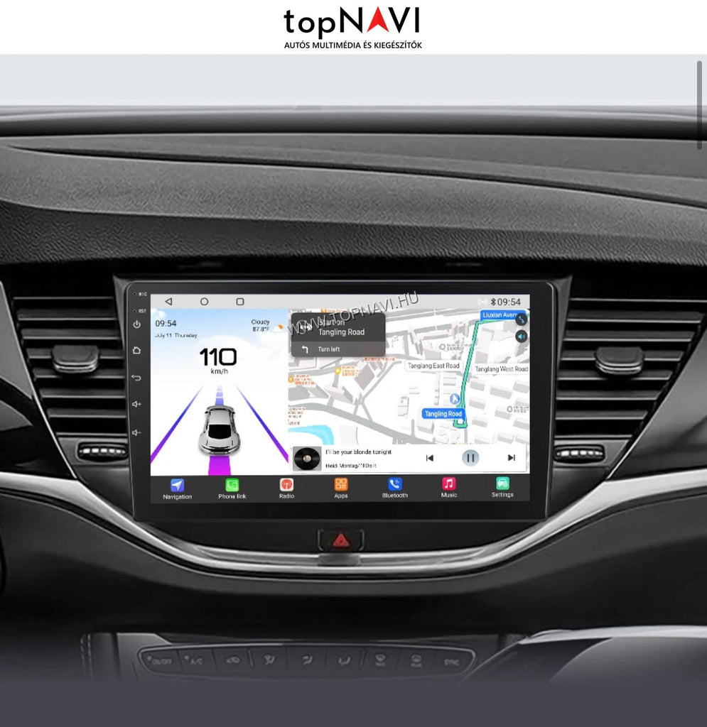 Opel Astra K 2015 - 2021 9" Android Multimédia fejegység - topNAVI