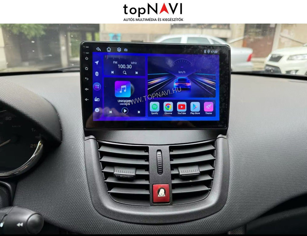 Peugeot 207 2006 - 2015 9" Android Multimédia fejegység - topNAVI