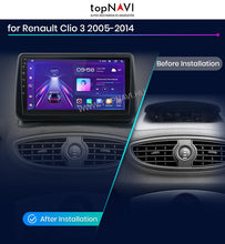 Load image into Gallery viewer, Renault Clio 3 2005 - 2012 9&quot; Android Multimédia fejegység - topNAVI