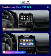 Load image into Gallery viewer, Renault Clio 4 2012 - 2016 10.1&quot; Android Multimédia fejegység - topNAVI