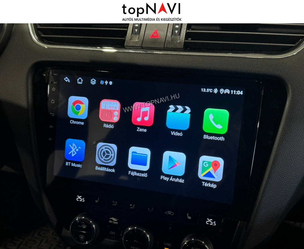 Skoda Octavia 3 A7 2013 - 2019 10.1" Android Multimédia fejegység - topNAVI