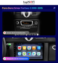 Load image into Gallery viewer, Smart Fortwo W451 2006 - 2010 9&quot;Android Multimédia fejegység - topNAVI