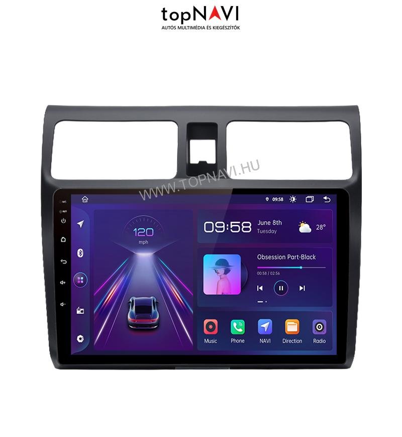 Suzuki Swift 2 2005 - 2010 10.1" Android Multimédia fejegység - topNAVI