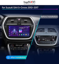 Load image into Gallery viewer, Suzuki SX - 4, S - Cross 2013 - 2022 9&quot; Android Multimédia fejegység - topNAVI