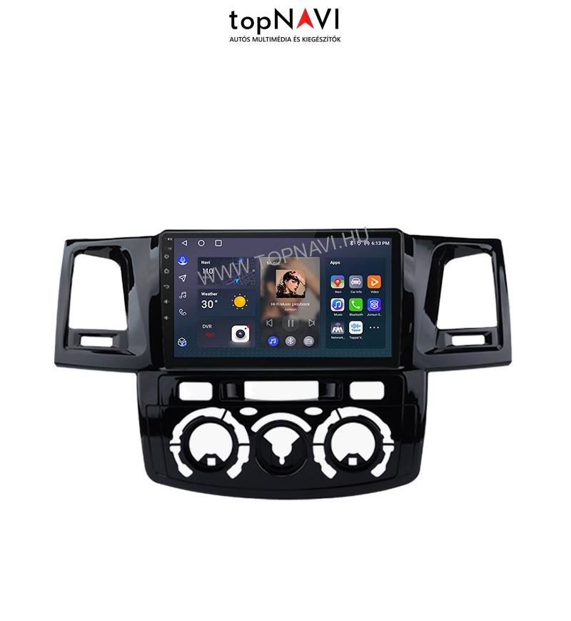 Toyota Hilux 2007 - 2015 9" Android Multimédia fejegység - topNAVI