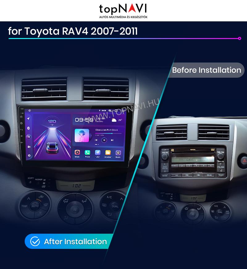 Toyota Rav - 4 2 XA 30 2005 - 2012 9" Android Multimédia fejegység - topNAVI