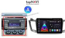 Load image into Gallery viewer, Toyota Rav - 4 3 XA 40 2013 - 2018 10.1&quot; Android Multimédia fejegység - topNAVI