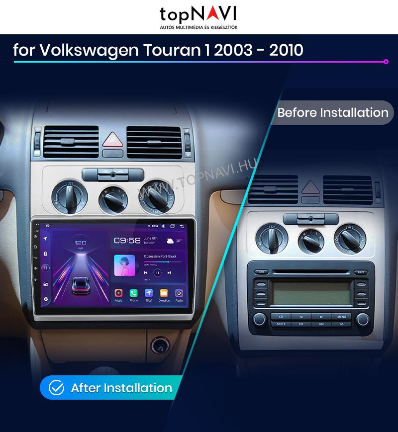 Volkswagen Touran 1 Android Multimédia fejegység