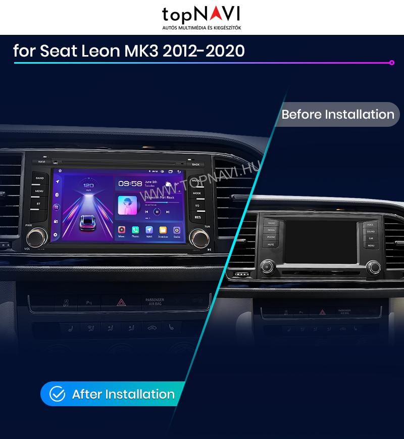 Seat Leon MK3 Android Multimédia fejegység