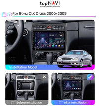 Kép betöltése a Galérianézegetőbe, Mercedes Benz C Class CLK S203 W203 W209 A209 Android Multimédia fejegység