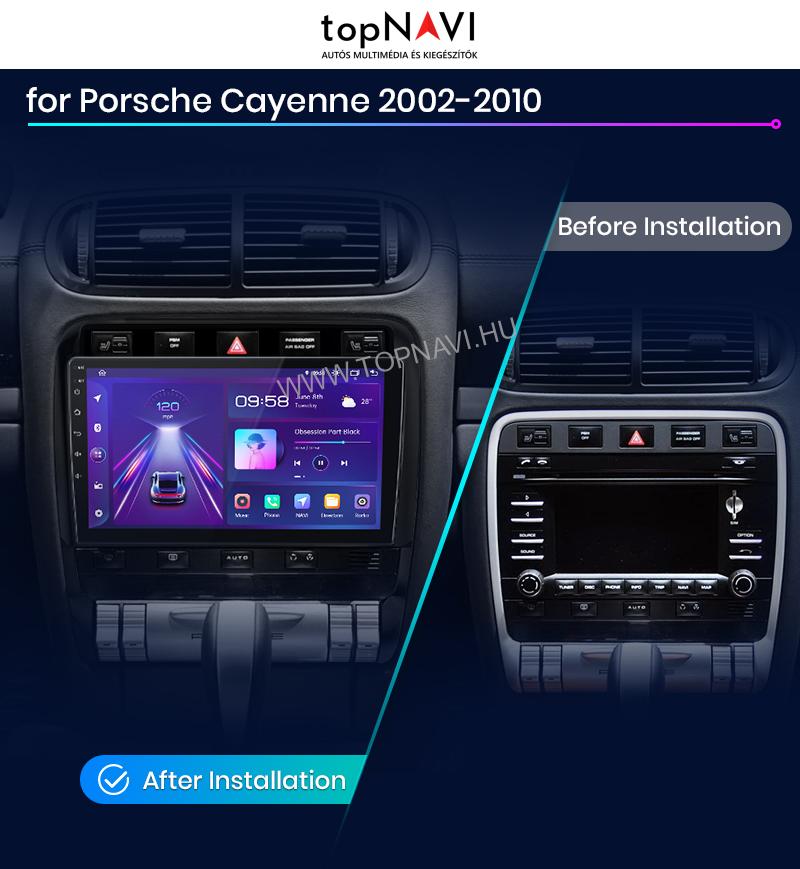 Porsche Cayenne Android Multimédia fejegység