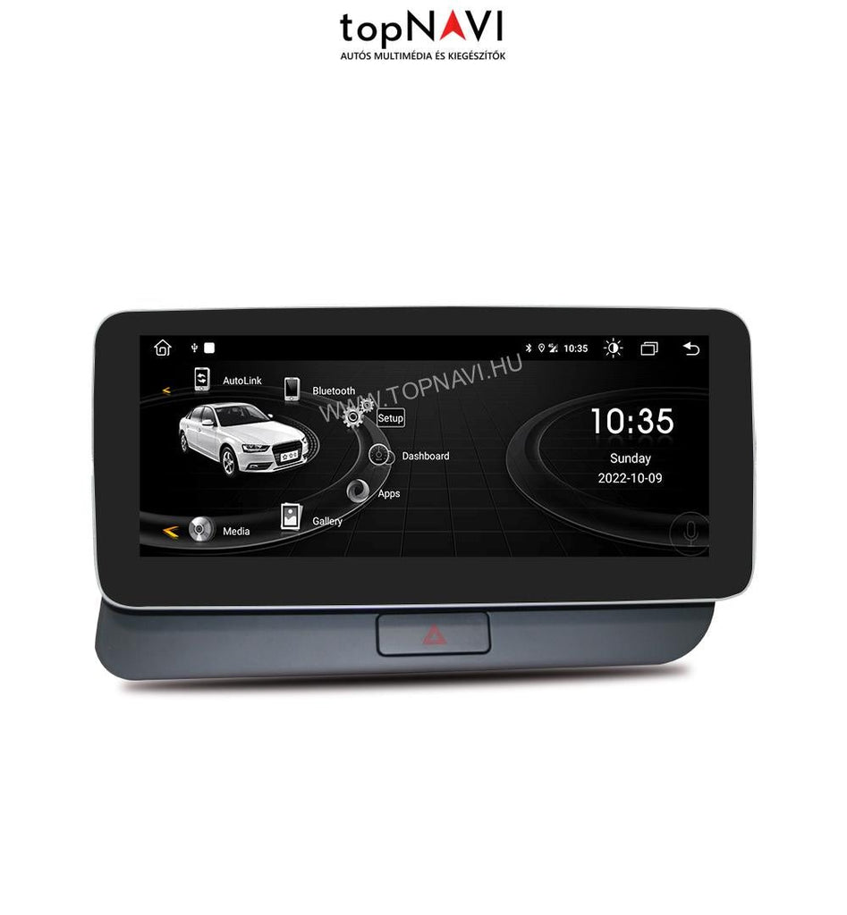 10.25" Audi Q5 2009-2016 WIFI Navi Android Multimédia fejegység