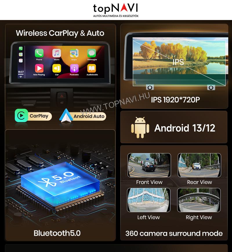 BMW X3 F25 X4 F26 2013 2014-2017 F262din Android Multimédia fejegység