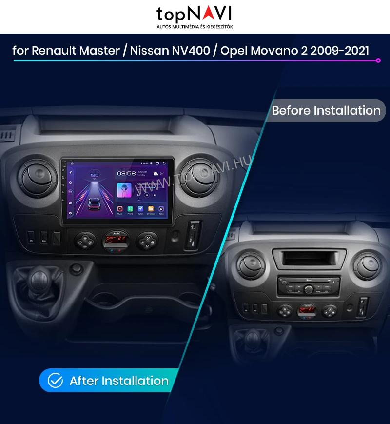 Nissan NV400 Android Multimédia fejegység